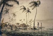 unknow artist A View in the Island of Otaheite china oil painting artist